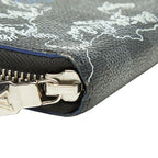 Louis Vuitton Damier Graphite Zippy Organizer NM Map Wallet Leather — view 5