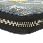 Louis Vuitton Damier Graphite Zippy Organizer NM Map Wallet Leather — view 6