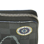 Louis Vuitton Damier Graphite Zippy Organizer NM Map Wallet Leather — view 8