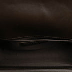 Chanel CC Logo Mini Boy Blanc Chain Shoulder Bag Black Lambskin — view 4