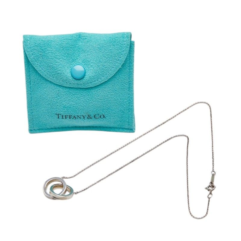 Tiffany & Co Interlocking Circle Necklace Silver — view 7