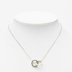 Tiffany & Co Interlocking Circle Necklace Silver — view 6