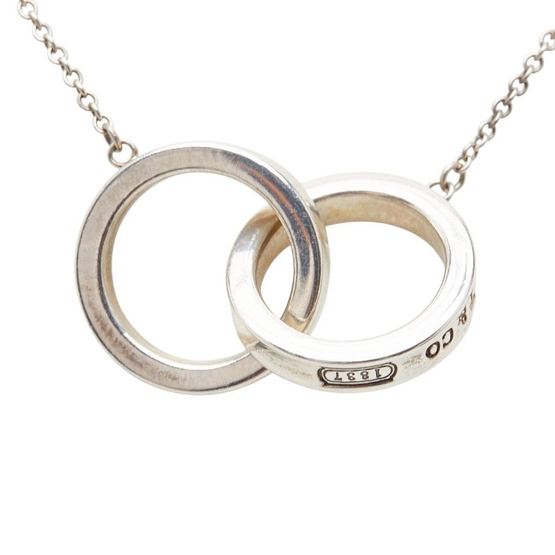 Tiffany & Co Interlocking Circle Necklace Silver — view 3