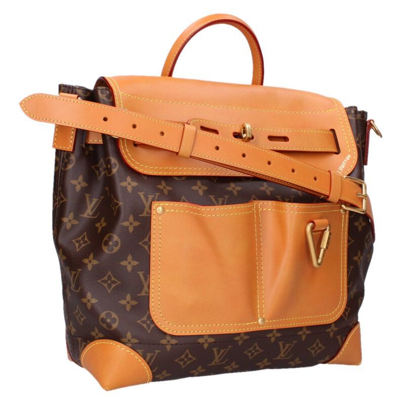 Louis Vuitton Steamer 30 Monogram Canvas 3way Handbag 30