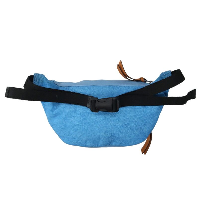 Loewe Puffy Bam Anagram Logo Patch Nylon Cut Replacement Leather Waist — view 2