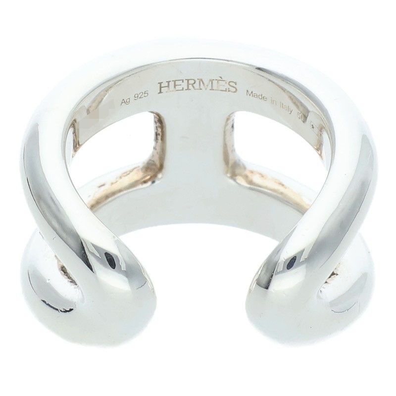 Hermes Osmose PM Silver Ring — view 2