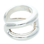 Hermes Osmose PM Silver Ring — view 4