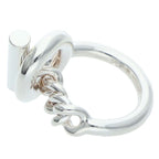Hermes Croisette Silver Ring — view 4