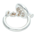 Hermes Croisette Silver Ring — view 2