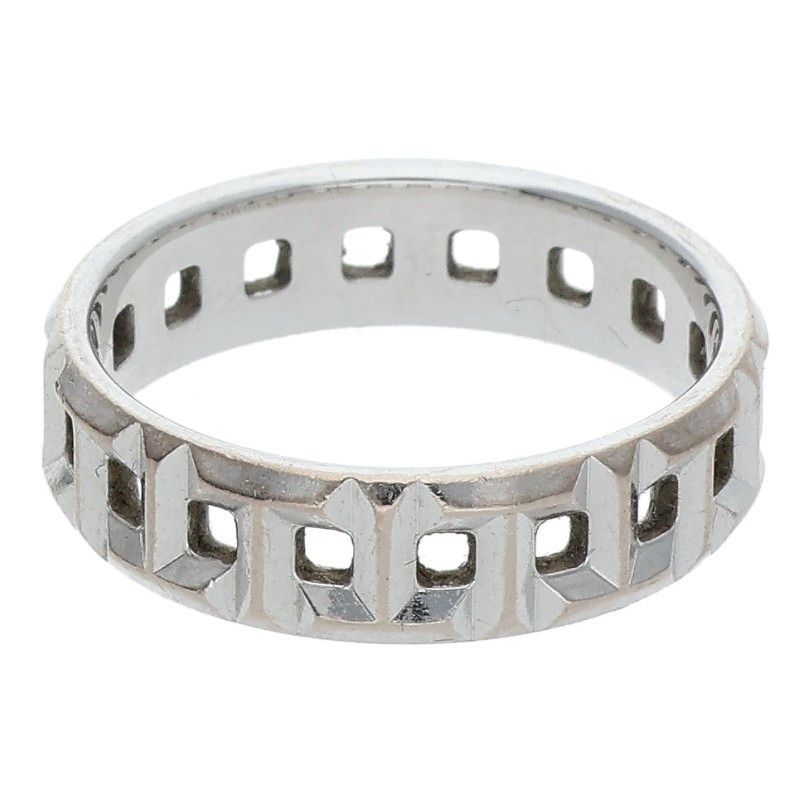Tiffany & Co True Wide 18k White Gold Ring — view 2