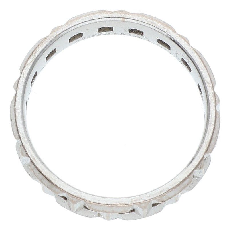 Tiffany & Co True Wide 18k White Gold Ring — view 4