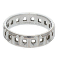 Tiffany & Co True Wide 18k White Gold Ring