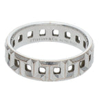 Tiffany & Co True Wide 18k White Gold Ring