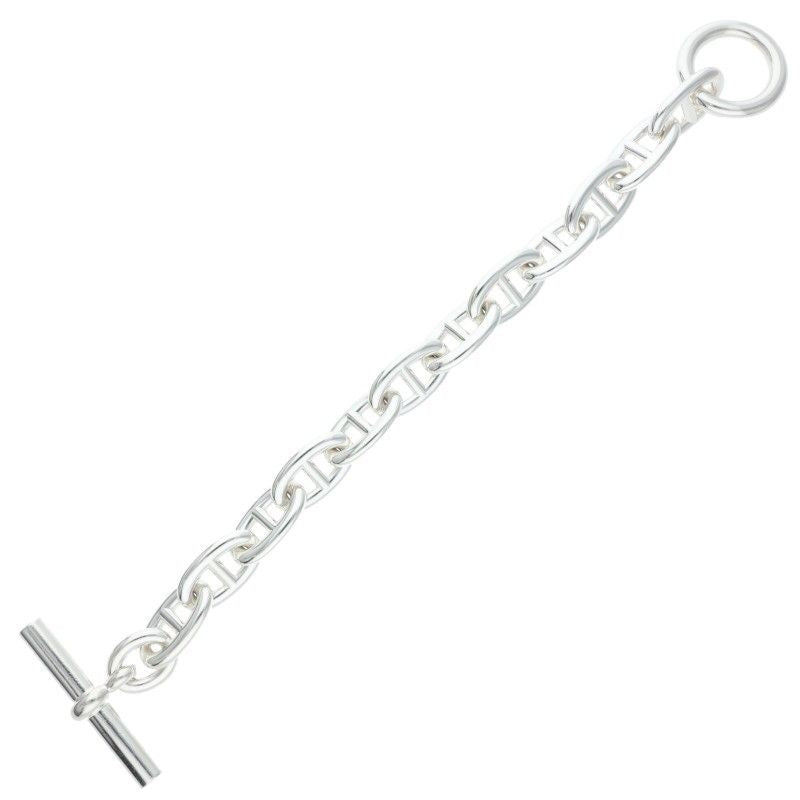 Hermes Chaine D'ancre TGM Silver Bracelet — view 2