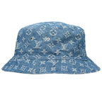 Louis Vuitton Bonnet Monogram Essential Reversible Denim Bucket