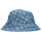 Louis Vuitton Bonnet Monogram Essential Reversible Denim Bucket — view 2