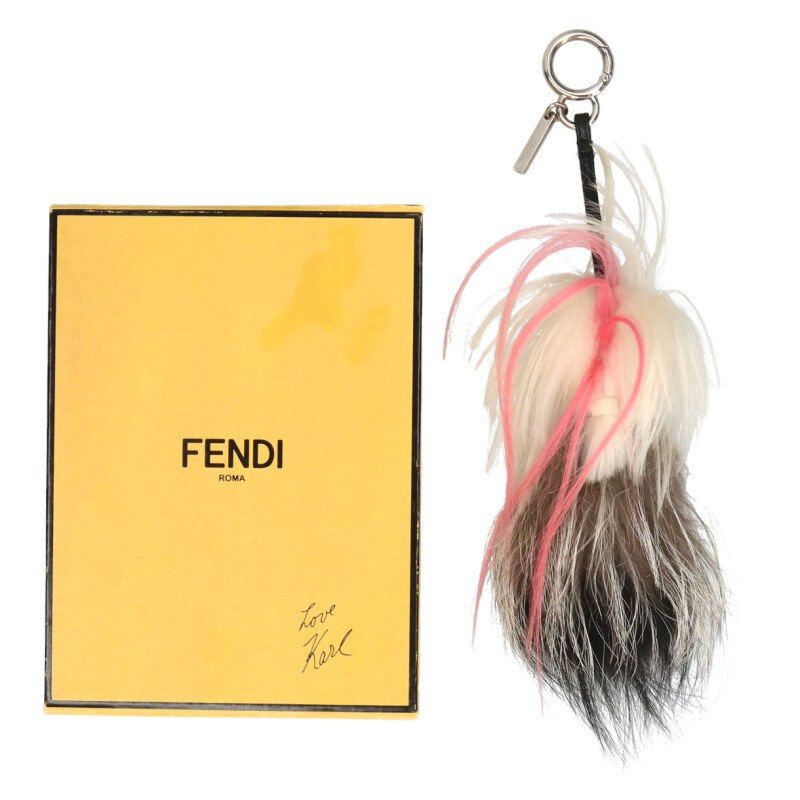 Fendi Carl Laga Feldfa Charm Keychain — view 3