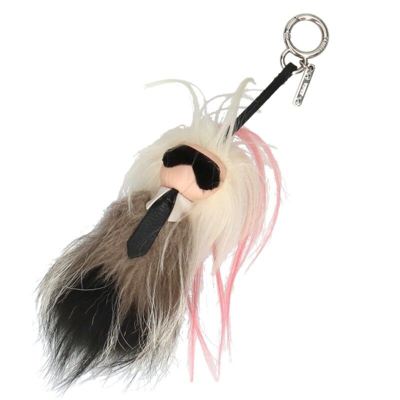 Fendi Carl Laga Feldfa Charm Keychain