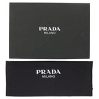 Prada Low Cut Sneakers with Triangular Plate 7.5 — view 5
