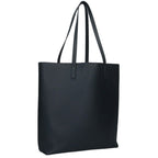 Saint Laurent Paris North South Shopping Leather Tote with Pouch — view 2