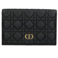 Dior Caro XL Slim Wallet CD Logo Leather