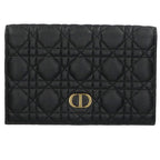 Dior Caro XL Slim Wallet CD Logo Leather