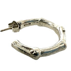 Tiffany & Co Vintage Bamboo Earrings 925 Sterling Silver — view 3