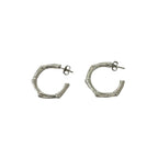 Tiffany & Co Vintage Bamboo Earrings 925 Sterling Silver — view 6
