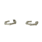 Tiffany & Co Vintage Bamboo Earrings 925 Sterling Silver — view 4
