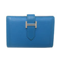 Hermes Card Case Card Holders Blue