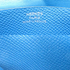 Hermes Card Case Card Holders Blue — view 8