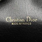 Dior Shoulder Bag Honeycomb Canvas Leather Black — view 7