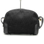 Dior Shoulder Bag Honeycomb Canvas Leather Black — view 2