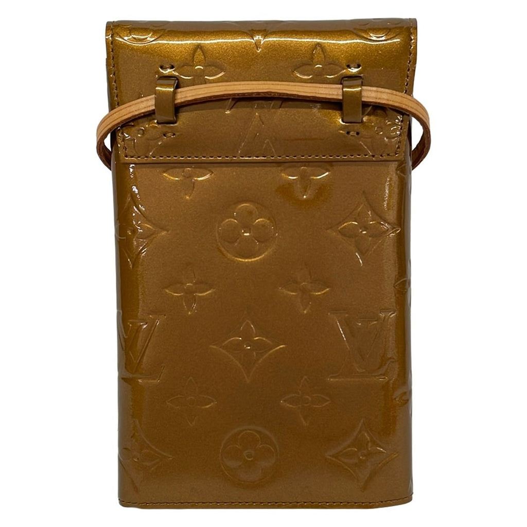 Louis Vuitton Wallet Monogram Vernis Walker Blanc Shoulder Leather — view 2