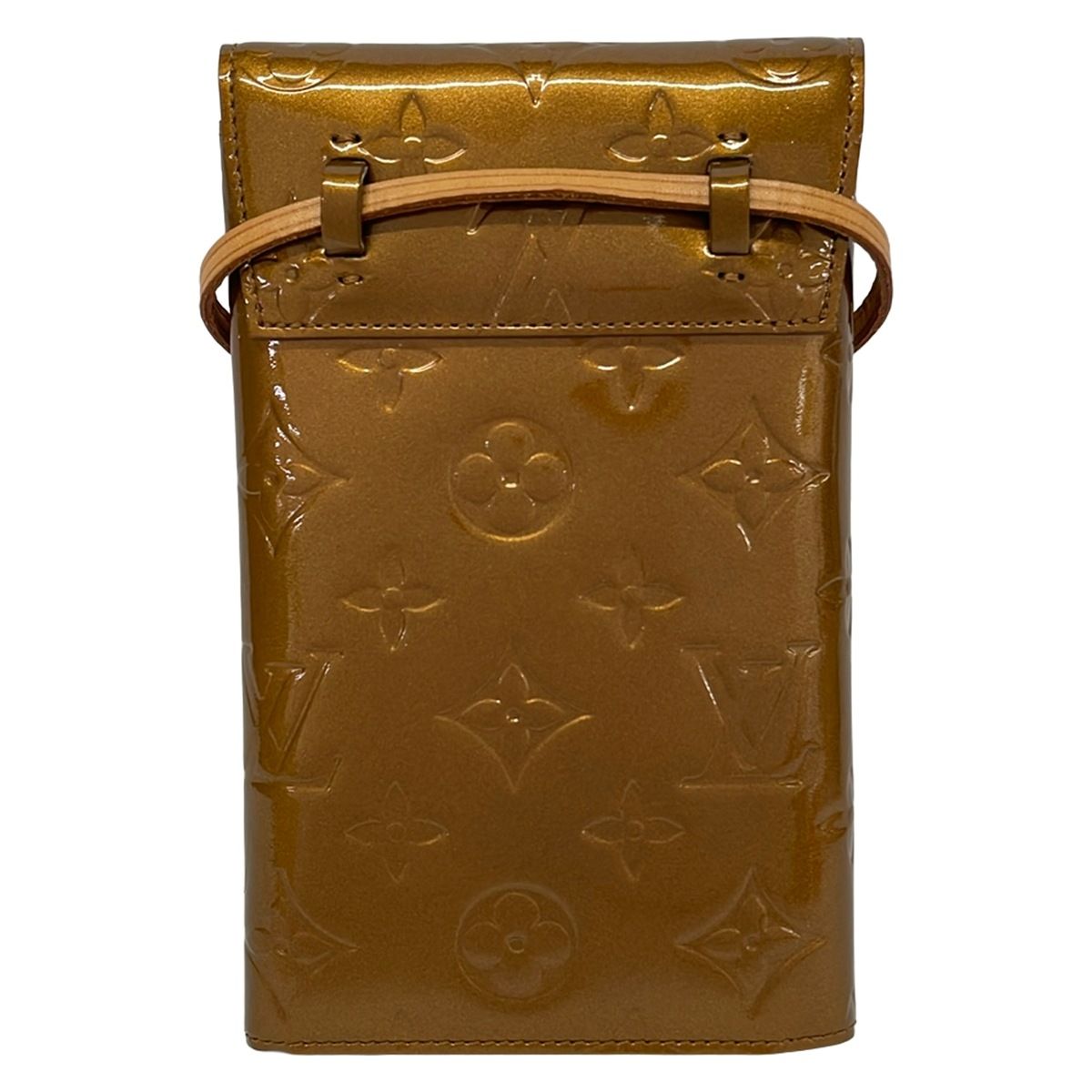Louis Vuitton Wallet Monogram Vernis Walker Blanc Shoulder Leather — view 2