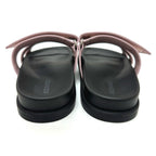 Hermes Sandals Chypre Logo Leather Pink — view 7
