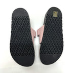 Hermes Sandals Chypre Logo Leather Pink — view 8