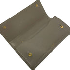 Celine Wallet Gray Beige Leather — view 3