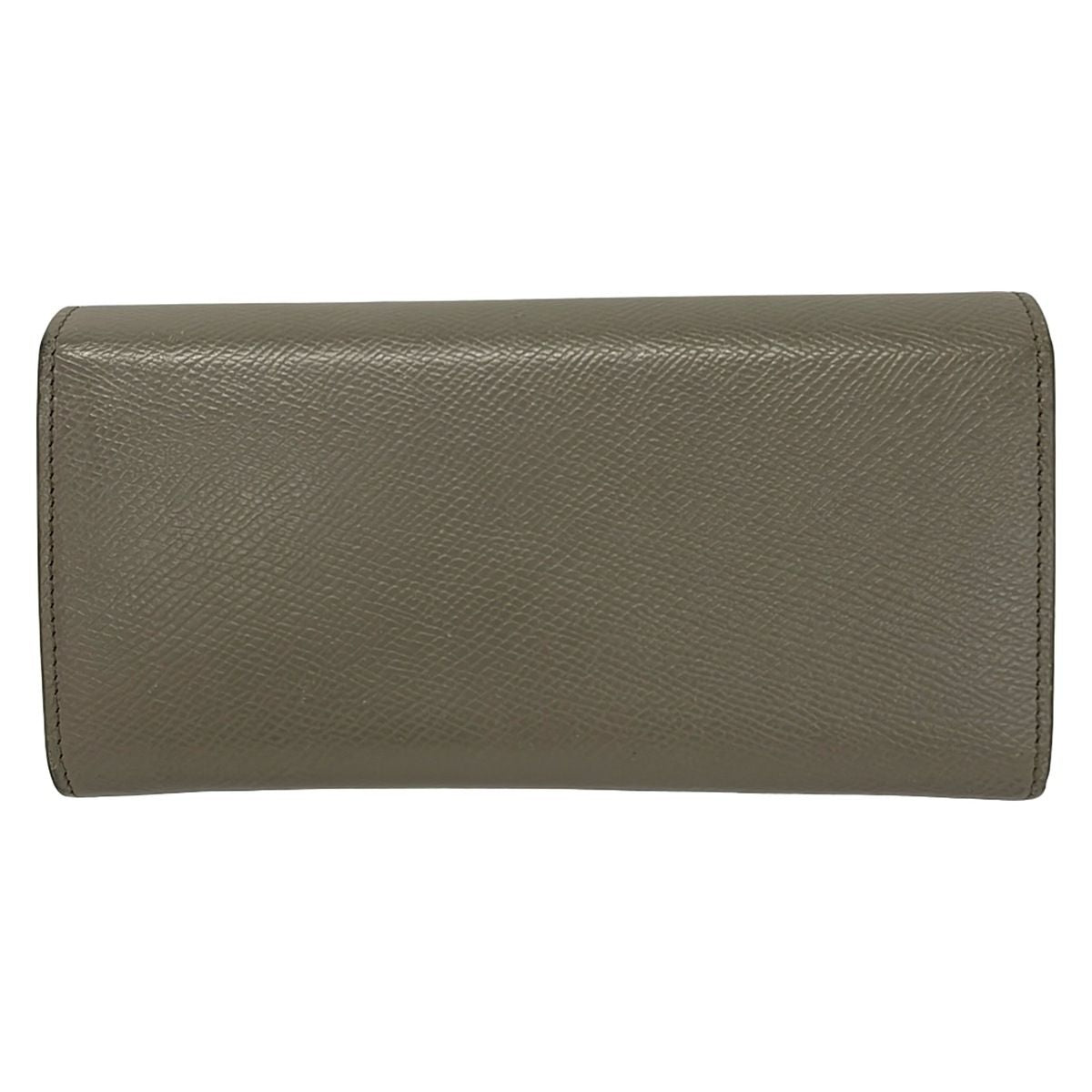 Celine Wallet Gray Beige Leather — view 2