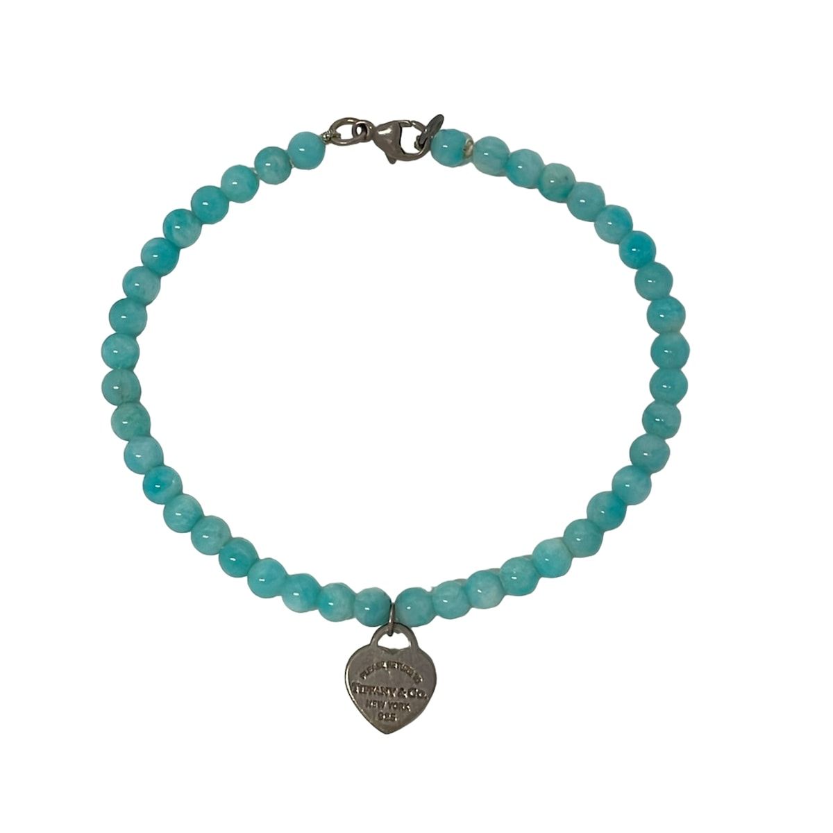 Tiffany & Co Bracelet Return to Heart Light Green Silver