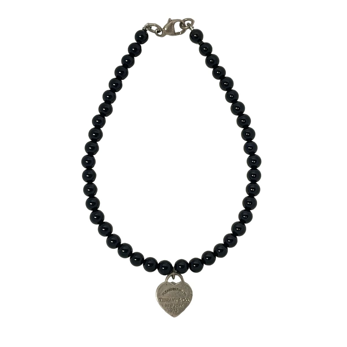 Tiffany & Co Bracelet Return to Black Silver