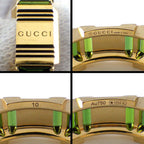 Gucci Ring Link to Love Points Baguette Cut Green Tourmaline 18k Yellow Gold — view 3
