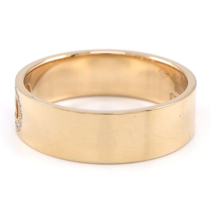 Hermes Ring D'ancre PM Points Diamond Total 18k Pink Gold — view 2