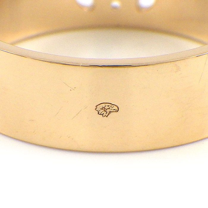 Hermes Ring D'ancre PM Points Diamond Total 18k Pink Gold — view 4