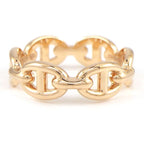 Hermes Ring Chaine D'ancre Enchainee PM 18k Pink Gold — view 2