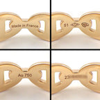 Hermes Ring Chaine D'ancre Enchainee PM 18k Pink Gold — view 4
