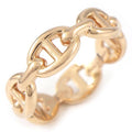 Hermes Ring Chaine D'ancre Enchainee PM 18k Pink Gold