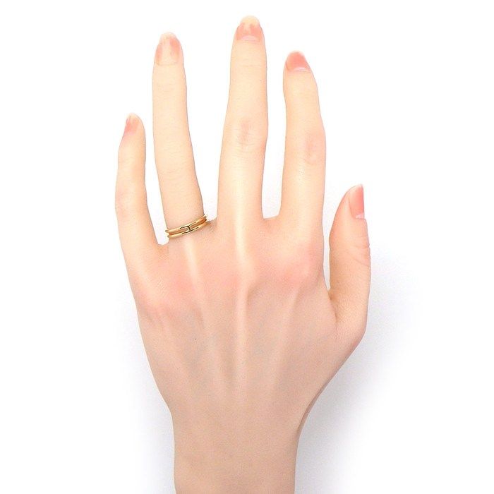Hermes Ring Arianne Motif 18k Pink Gold — view 4