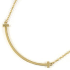 Tiffany & Co Necklace T Smile Small 18k Yellow Gold