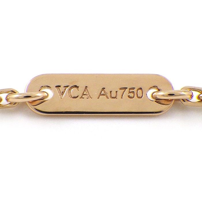 Van Cleef & Arpels Necklace Sweet Alhambra Carnelian 18k Pink Gold — view 4